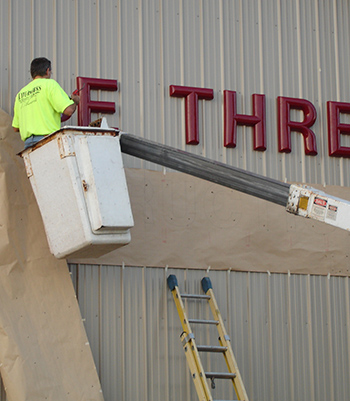 Look. Sign Installation LetterWërks Sign City, LLC